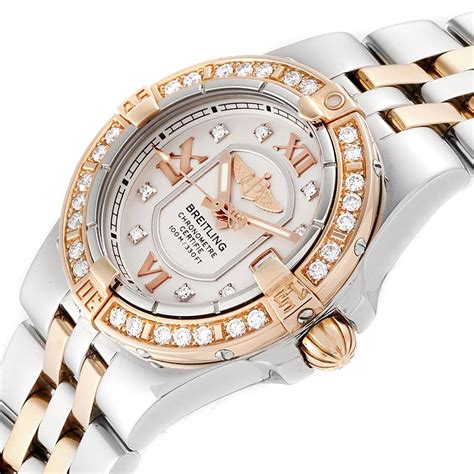 breitling galactic 30 diamonds gold|Breitling Galactic .